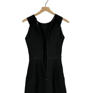 Reiss Zaria-Sheer Stripe Dress - Black - US 2 thumbnail 9