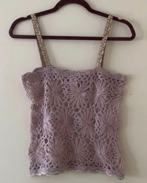 Free People Rose Garden Knit Tank Top thumbnail 5