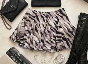 11th Statement NWT Zebra Print Mini Skirt thumbnail 1