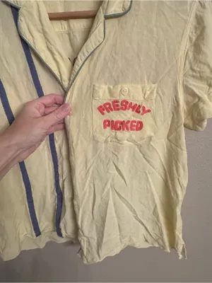 UO Retro Petrol Button-Through Shirt thumbnail 4