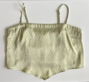 Hollister Green Floral Top thumbnail 1