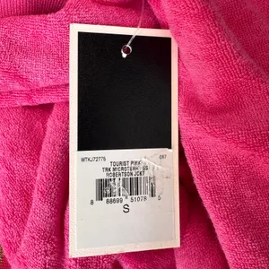 2000s Juicy Couture Black Label Robertson Tourist Pink Terry Hoodie NWT S thumbnail 16