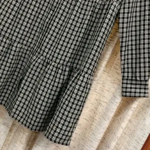 Loft Plaid Tiered Shirtdress thumbnail 3