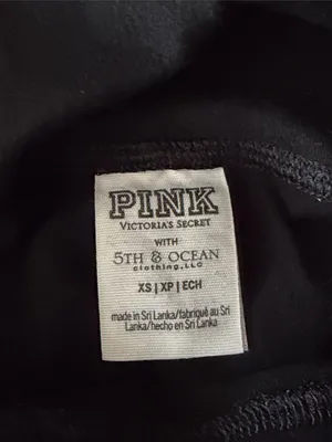 Alabama A pink logo PINK by Victoria's Secret Black cross cross Leggings thumbnail 4