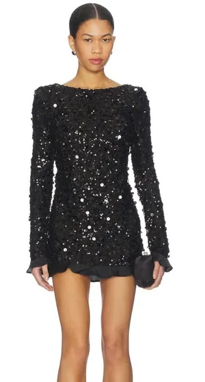 Show Me Your Mumu Black Sequin Dress thumbnail 1