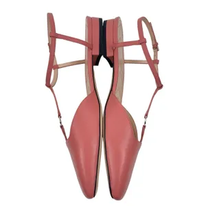 Gucci Double GG T Strap Patent Leather Ballet Flat Pink Size 39.5 thumbnail 6