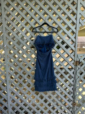 Saylor Sachi Cut Out Fringe Midi Dress thumbnail 5