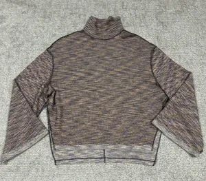 We The Free People Sunny Days Top Womens XS Pullover Turtleneck Shirt Oversized thumbnail 1