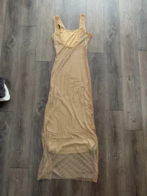 Amazon Gold Maxi Dress  thumbnail 2