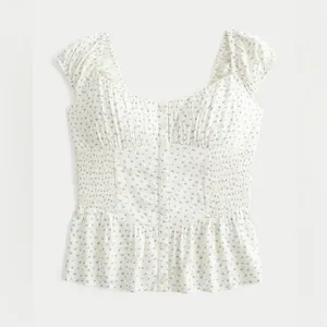 Hollister Sweetheart Peplum Top Size Medium NWT thumbnail 3