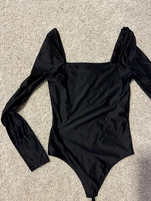 Babaton Aritzia Bodysuit Contour Black thumbnail 2