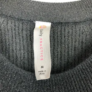 Daily Practice by Anthropologie Sheer Sparkle Sweater Midi Dress Medium Knit thumbnail 6