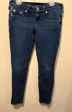 True‎ Religion low rise skinny jeans sz 24 thumbnail 1