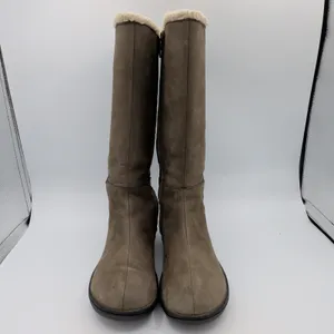 Teva Figueroa Women's Tall Winter‎ Boots Fur Lined Lace Up Taupe Suede Size 8 thumbnail 3
