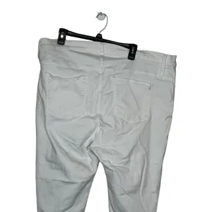 Madewell Women's Jeans‎ Ripped Skinny Cropped 9” High-Rise Denim White Size 36 thumbnail 8