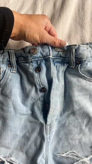 Blue Jean Shorts Size 10 thumbnail 5