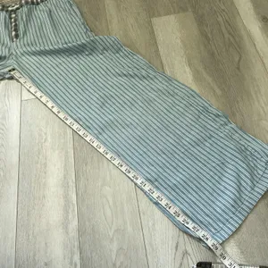 Urban Outfitters Pants cotton striped avril boxer low rise womens Blue (medium) thumbnail 4