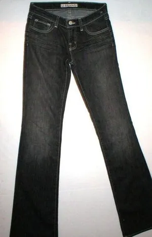 New J Brand Boot Leg Cut 918 Jeans Womens Ash Gray Low Tall Boot 25 27 X 35 USA thumbnail 1