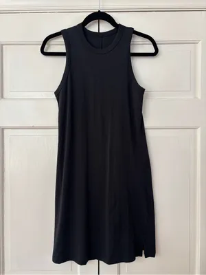 Lululemon Classic-Fit Cotton-Blend Dress‎ Black W1DH0S thumbnail 5