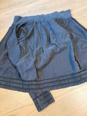 Lululemon Blissed Out Grey Scuba Jacket Size Small to Medium thumbnail 8
