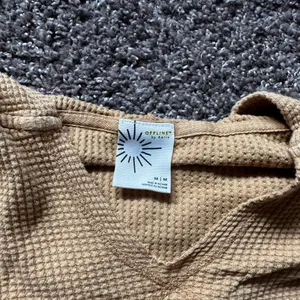 Aerie OFFLINE Cropped Waffle Knit Hoodie Medium thumbnail 2