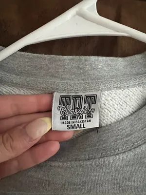 TRT CLASSIC Small Light Grey Duke Sweatshirt Gray thumbnail 4
