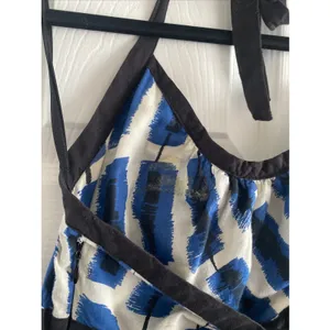Maeve Anthropologie Womens‎ Small Blue Halter Kateye Babydoll Dress Y2K thumbnail 8