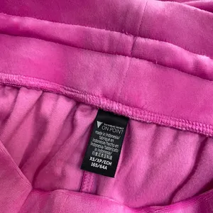 Victoria'S Secret Hot Pink Velour Velvet On Point Jogger Sweatpants Drawstrings thumbnail 3