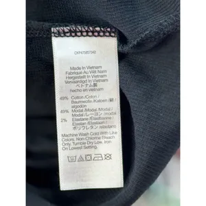 Madewell Black Ribbed Long Sleeve Crew‎ Neck Top XL New with Tags NWT thumbnail 8