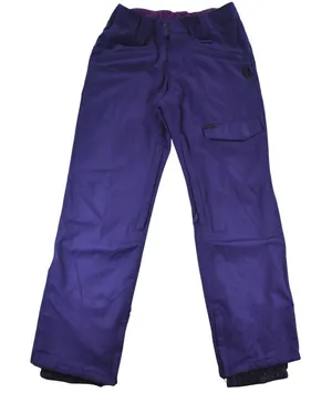 Empyre Womens Purple Herringbone Snow Board Pants 10K Waterproof Ski Snowboard S thumbnail 1