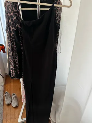 Lulus Long Black Dress thumbnail 2