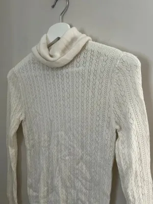 Gap Sweater Brooklyn Point Ivory Frost Turtleneck thumbnail 2