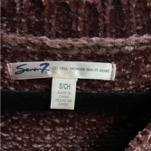 Seven7 Maroon Sweater thumbnail 2