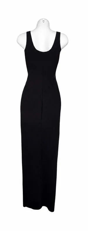 SKIMS Body Long Dress S Onyx Black Sculpting Compression Bodysuit Maxi NWT thumbnail 1