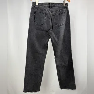 Abercrombie & Fitch Curve Love Low Rise Baggy Jean in Gray Size 27 or 4 Long thumbnail 7