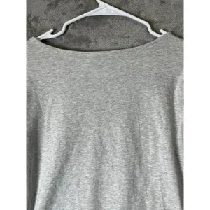 Sundance Ruched Sleeve Top Gray Romantic Boho Feminine Cottagecore XS thumbnail 4