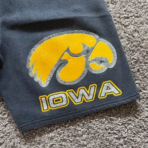 Vintage Iowa Hawkeyes Dodger USA Sweat Shorts Size L thumbnail 2