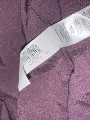 New Dress The Population Melania Off the Shoulder midnight plum Gown sz XXL thumbnail 8