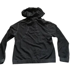Lululemon mesh on mesh jacket black full zip hooded size 4 thumbnail 5