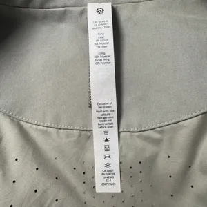 Lululemon Always There Trench Coat Size 6 Raw Linen Raincoat thumbnail 3