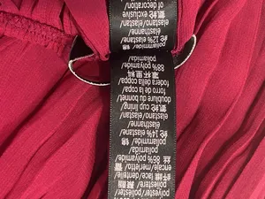 Victoria’s Secret Red Burgundy Pleated Babydoll Chemise sheer lace Lingerie top thumbnail 8