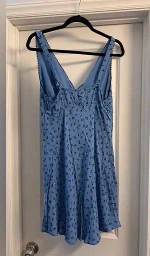 Wild Fable Blue Dress with Black Accents thumbnail 2