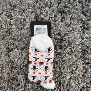 Halloween Themed Socks White thumbnail 2