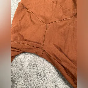 Aerie Brown waffle knit real me 7/8 High-rise Leggings small thumbnail 7