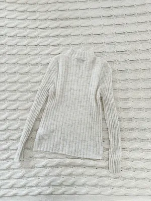 Madewell Alpaca- blend Ribbed Mock Neck Sweater thumbnail 3