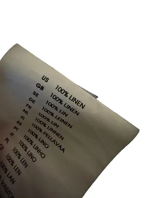 Linen & Co Black Linen Wide Leg Drawstring Pants Palazzo Cropped Large Women's thumbnail 3