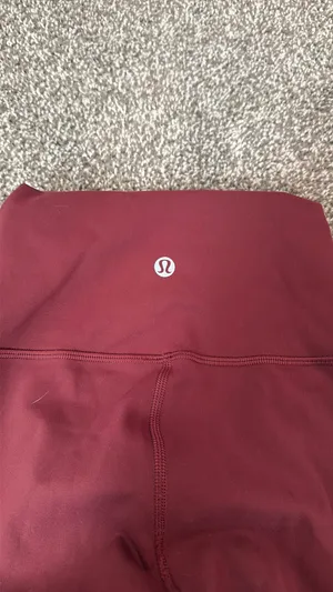 Maroon Lululemon Leggings Align 25" thumbnail 2
