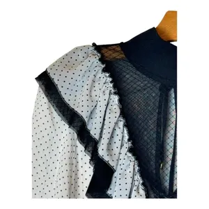 HAH Hot As Hell Bodysuit Women Small Black White Polka Dot Heavy Knecking‎ NWT thumbnail 7