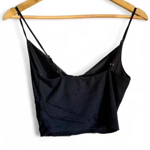 Urban Outfitters Out From Under Moonbeam Ruched Mesh Cami - Black - Size Medium thumbnail 5