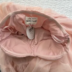 Selfie Leslie Gown Strapless Dancing With Me Sweetheart Tulle Midi Dress Pink thumbnail 15